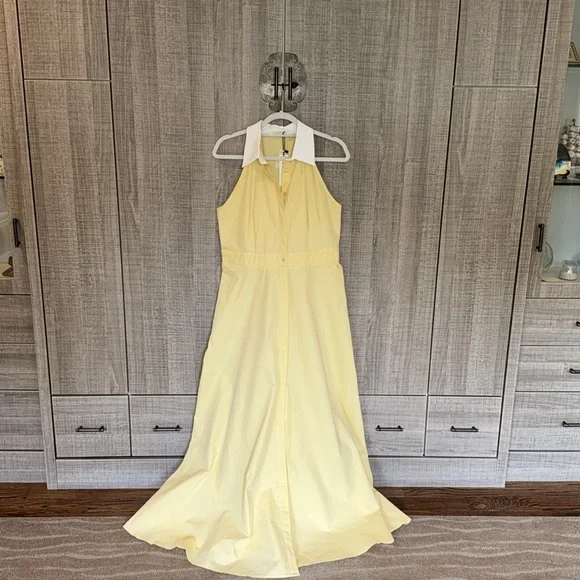 Commense‎ Button Sleeveless Collar Dress - Picture 9 of 16